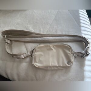 Lululemon Cream Belt Bag